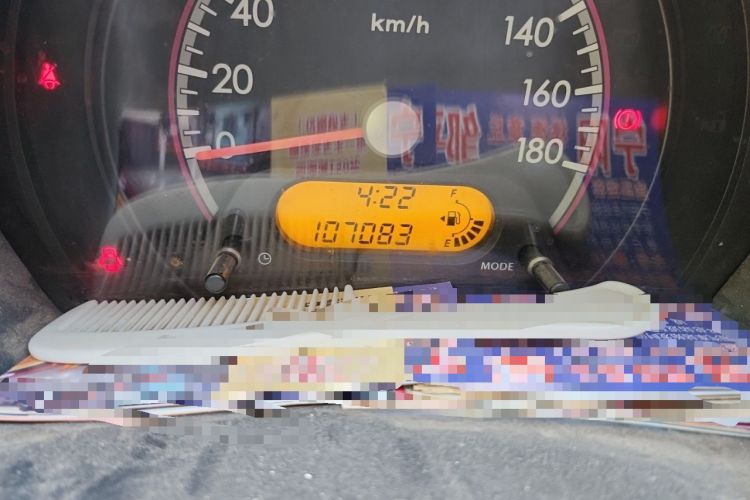 Used Suzuki Alto 2012 1.0L Manual Utility Version Odometer Close Up