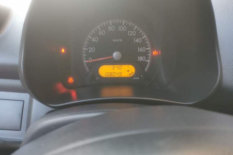 Used Suzuki Alto 2012 1.0L Manual Utility Version Odometer Close Up