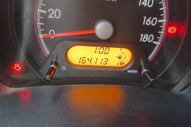 Used Suzuki Alto 2012 1.0L Manual Utility Version Odometer Close Up
