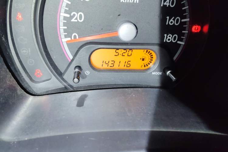 Used Suzuki Alto 2012 1.0L Manual Utility Version Odometer Close Up