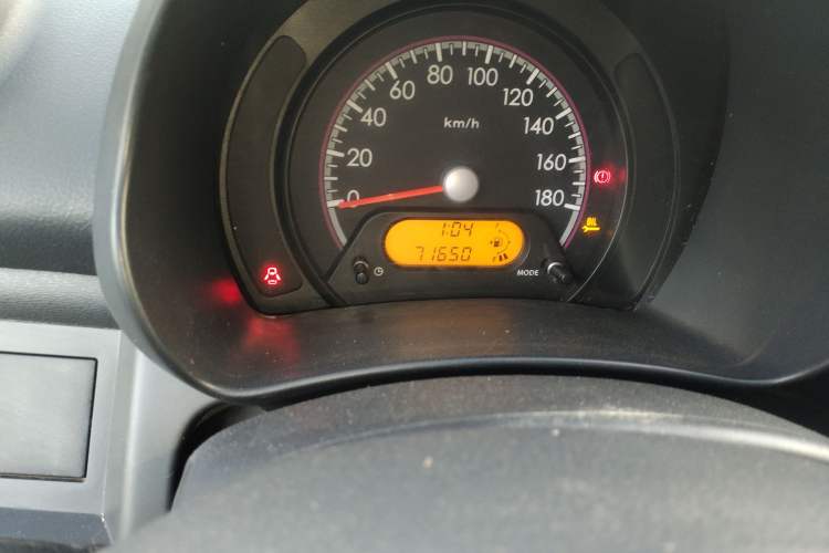 Used Suzuki Alto 2013 Revised Version 1.0L Manual Comfort Edition Odometer Close Up