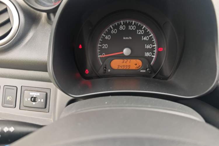 Used Suzuki Alto 2013 1.0L Manual Luxury Model Odometer Close Up
