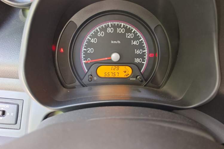 Used Suzuki Alto 2013 1.0L Manual Luxury Model Odometer Close Up