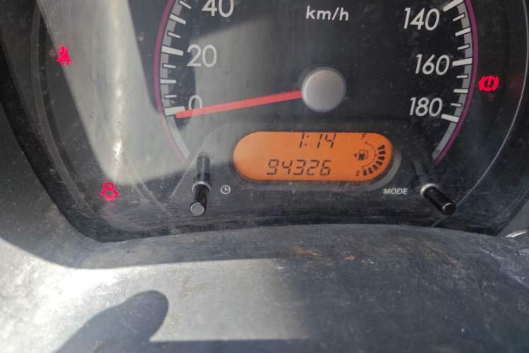 Used Suzuki Alto 2013 1.0L Manual Luxury Model Odometer Close Up