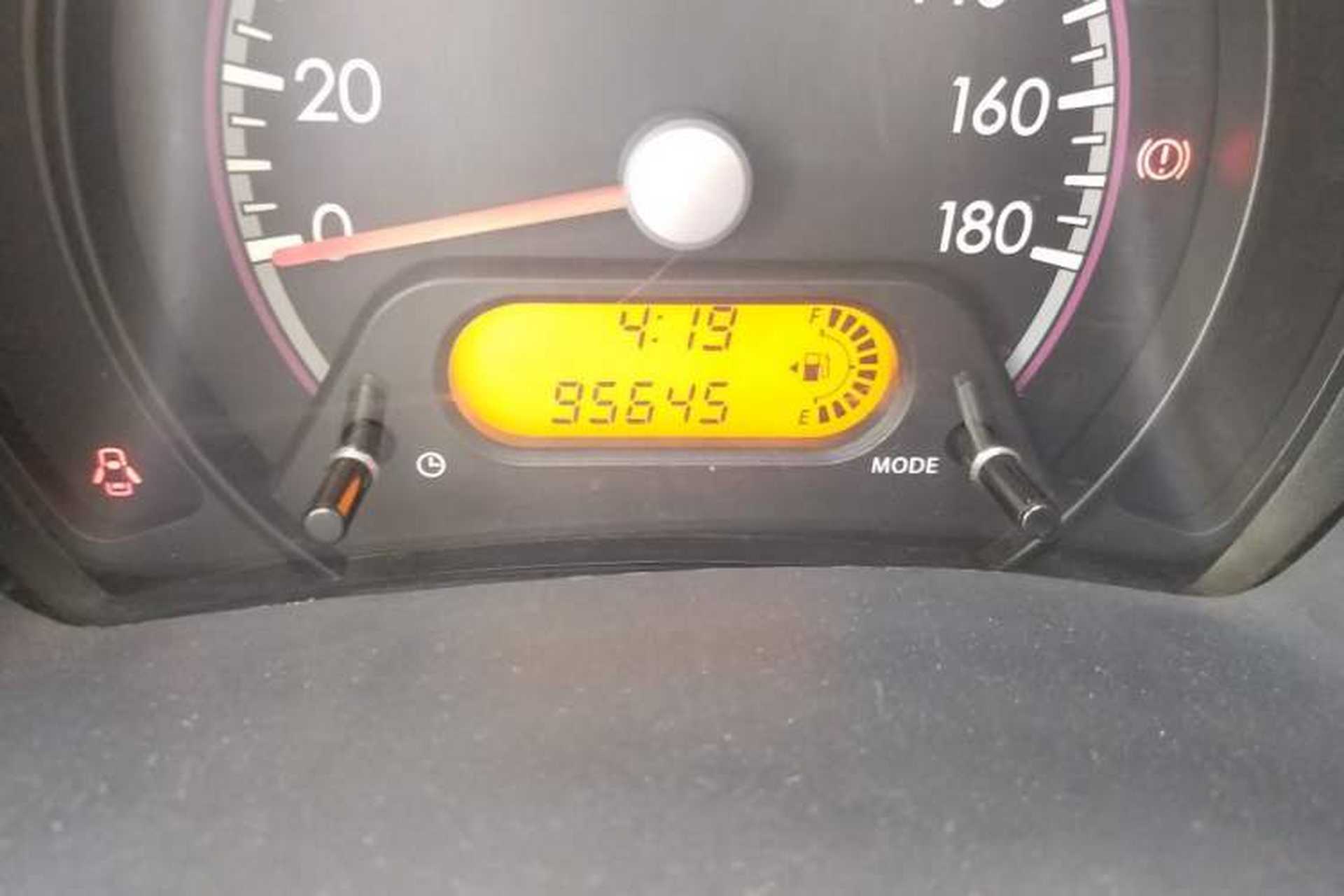 Used Suzuki Alto 2013 1.0L Manual Luxury Model Odometer Close Up