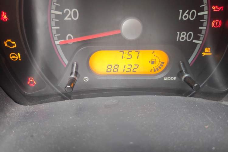 Used Suzuki Alto 2013 1.0L Manual Utility Model Odometer Close Up