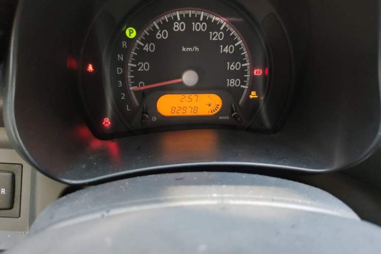Used Suzuki Alto 2013 1.0L Automatic Luxury Model Odometer Close Up