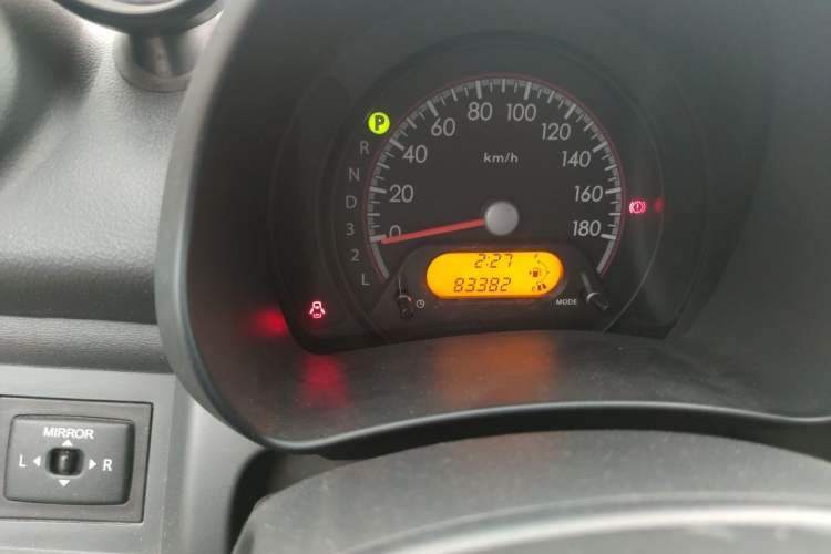 Used Suzuki Alto 2013 1.0L Automatic Luxury Model Odometer Close Up