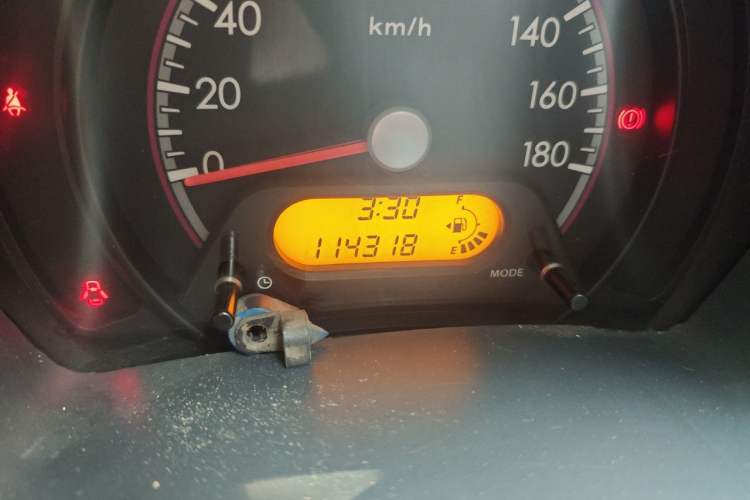 Used Suzuki Alto 2013 1.0L Manual Cool Edition Odometer Close Up