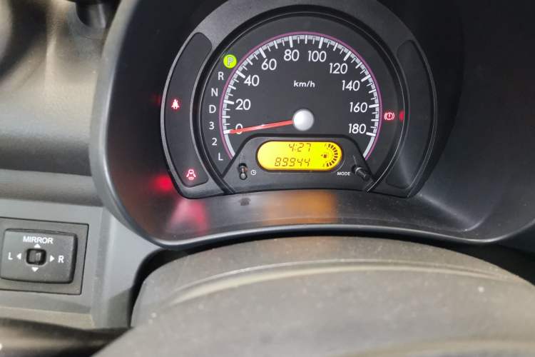 Used Suzuki Alto 2013 1.0L Automatic Luxury Model Odometer Close Up