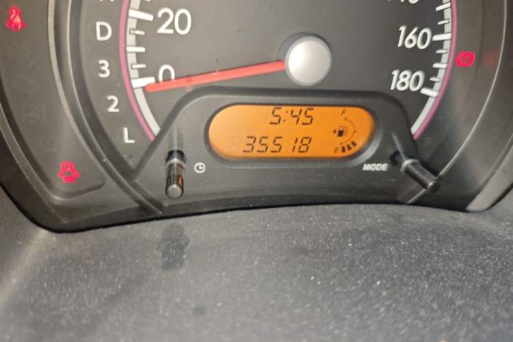 Used Suzuki Alto 2013 1.0L Automatic Luxury Model Odometer Close Up