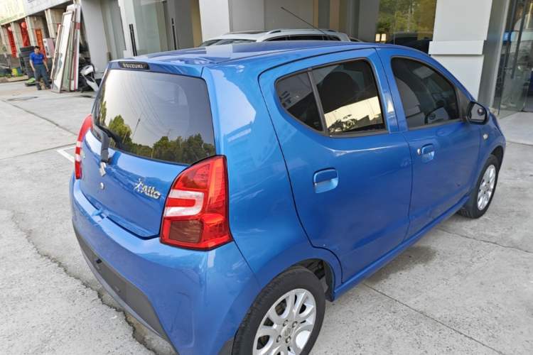 Used Suzuki Alto 2013 1.0L Automatic Luxury Model Rear Right 45 Deg