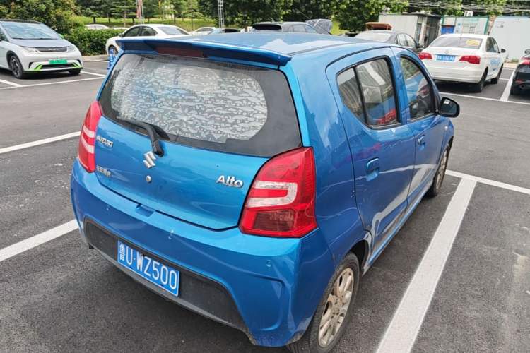 Used Suzuki Alto 2013 1.0L Automatic Luxury Model Rear Right 45 Deg