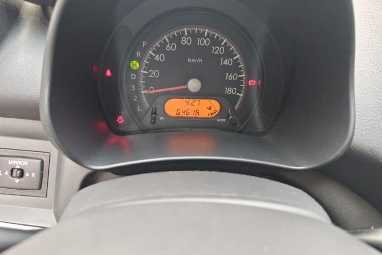 Used Suzuki Alto 2013 1.0L Automatic Luxury Model Odometer Close Up