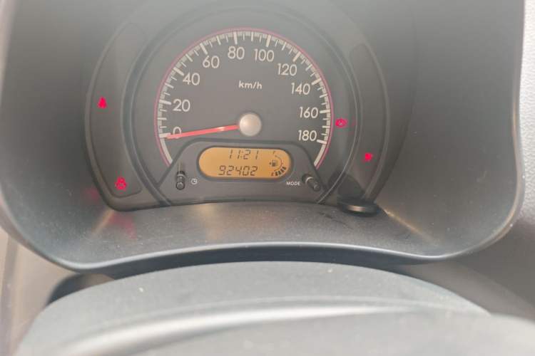 Used Suzuki Alto 2013 1.0L Manual Luxury Model Odometer Close Up