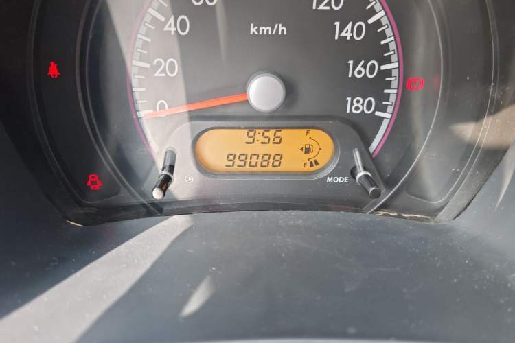 Used Suzuki Alto 2013 1.0L Manual Luxury Model Odometer Close Up