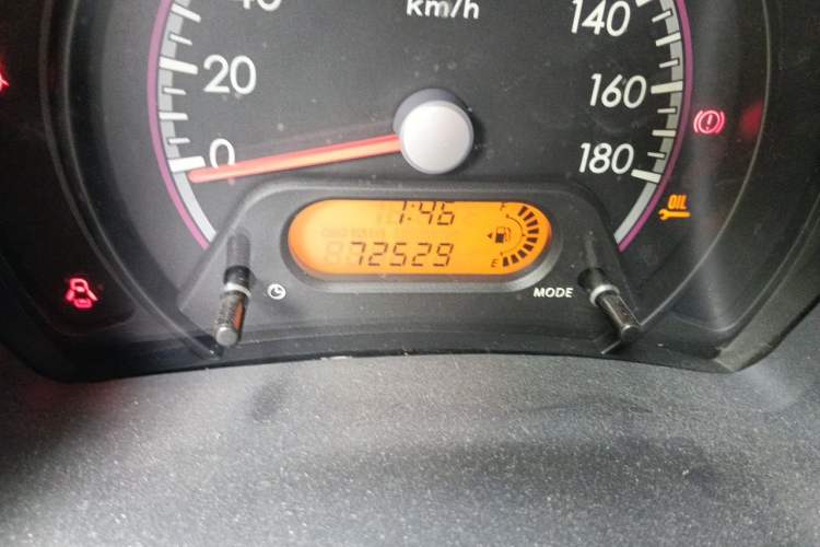 Used Suzuki Alto 2013 Revised Version 1.0L Manual Comfort Edition Odometer Close Up
