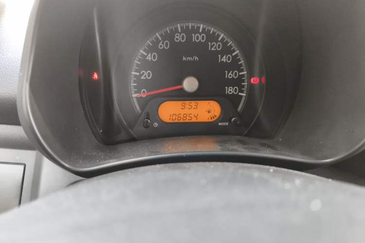 Used Suzuki Alto 2013 1.0L Manual Comfort Version Odometer Close Up