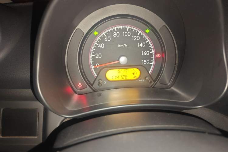 Used Suzuki Alto 2013 1.0L Manual Comfort Version Odometer Close Up