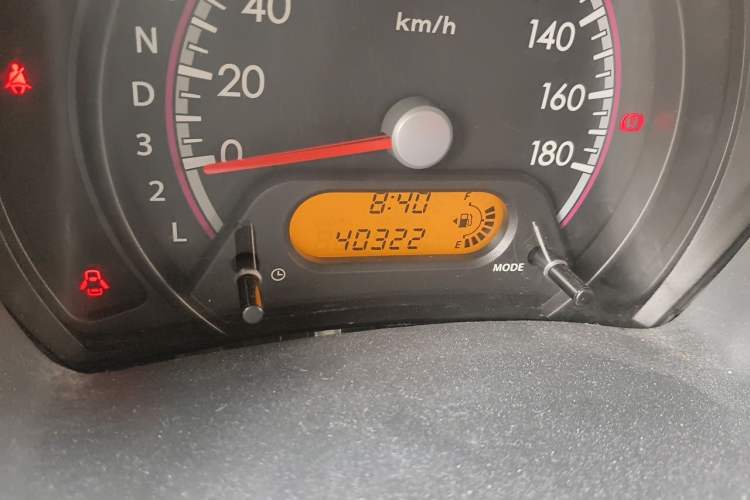 Used Suzuki Alto 2013 1.0L Automatic Luxury Model Odometer Close Up