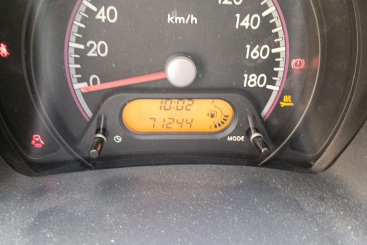 Used Suzuki Alto 2013 Revised Version 1.0L Manual Comfort Edition Odometer Close Up