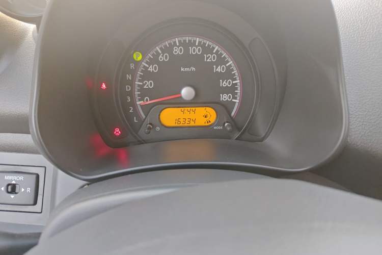 Used Suzuki Alto 2013 1.0L Automatic Luxury Model Odometer Close Up