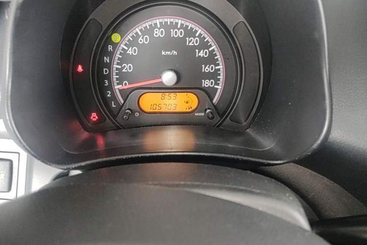Used Suzuki Alto 2013 1.0L Automatic Luxury Model Odometer Close Up