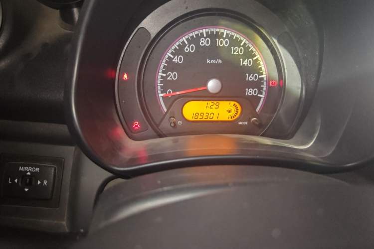 Used Suzuki Alto 2013 1.0L Manual Luxury Model Odometer Close Up