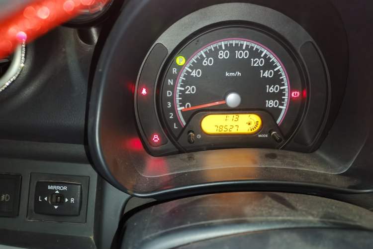 Used Suzuki Alto 2013 1.0L Automatic Luxury Model Odometer Close Up
