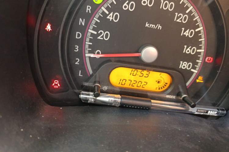 Used Suzuki Alto 2013 1.0L Automatic Luxury Model Odometer Close Up