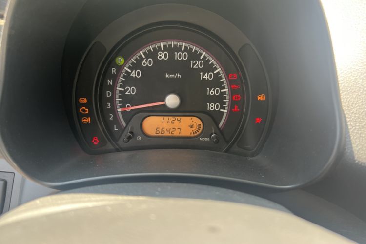 Used Suzuki Alto 2013 1.0L Automatic Luxury Model Odometer Close Up