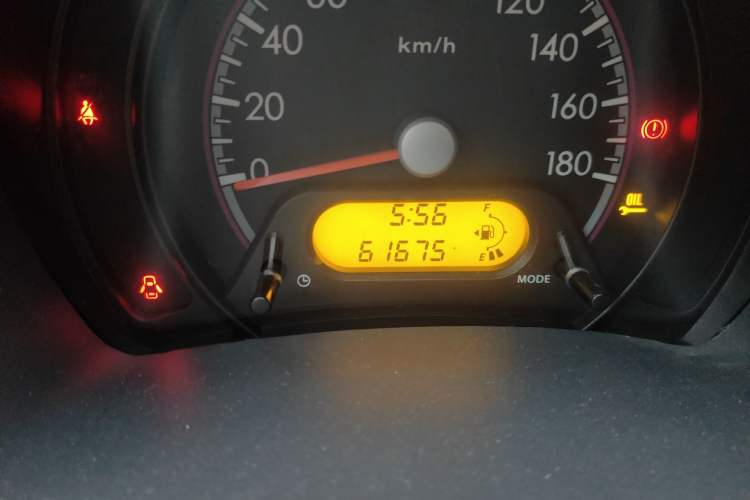 Used Suzuki Alto 2013 Revised Version 1.0L Manual Comfort Edition Odometer Close Up