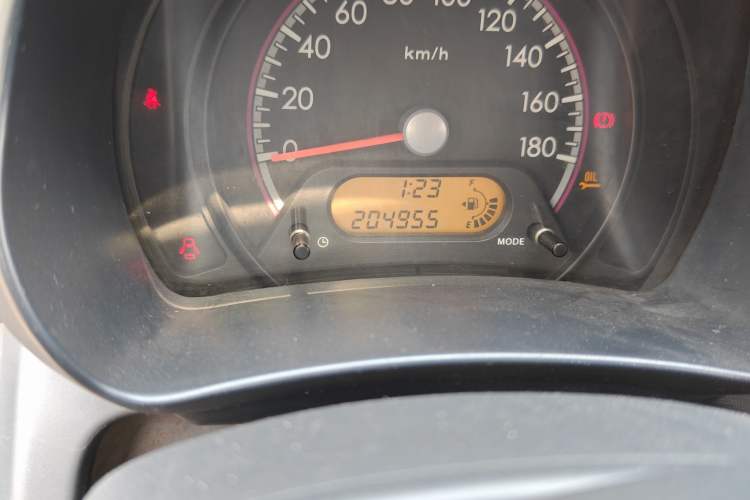 Used Suzuki Alto 2013 1.0L Manual Luxury Model Odometer Close Up