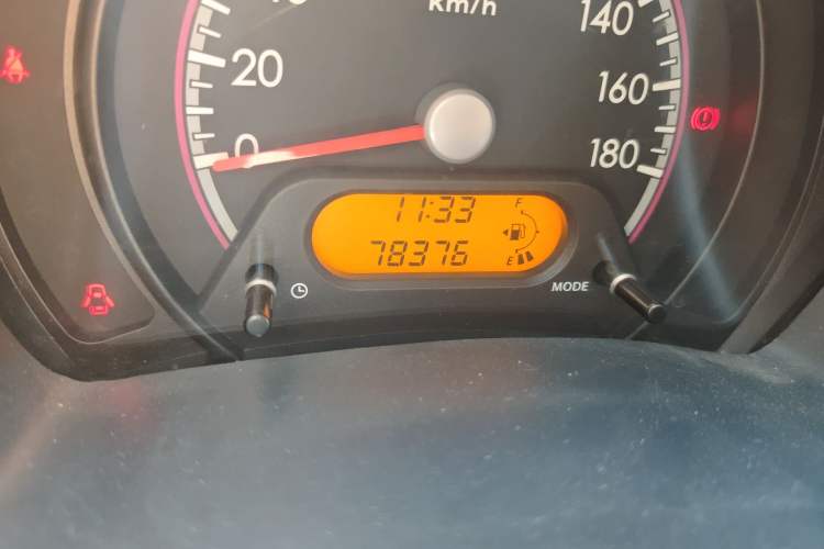 Used Suzuki Alto 2013 1.0L Manual Luxury Model Odometer Close Up