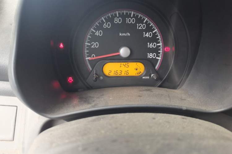 Used Suzuki Alto 2013 1.0L Manual Utility Model Odometer Close Up