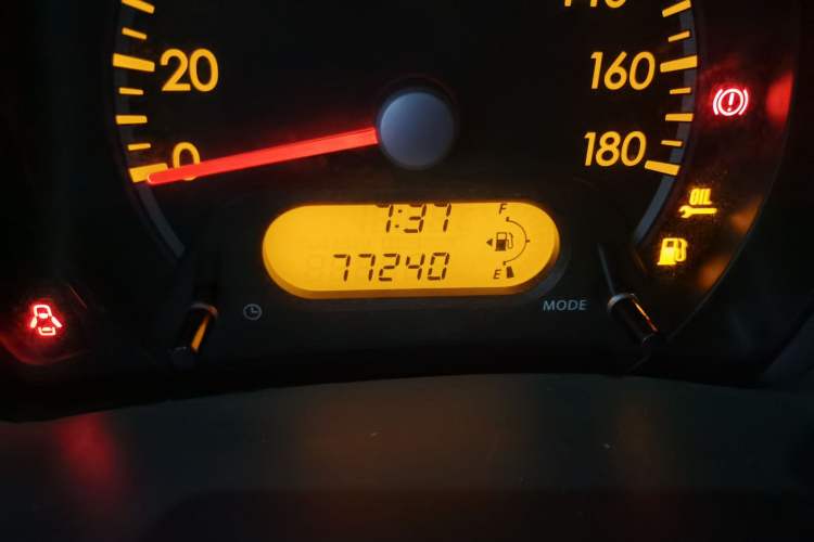 Used Suzuki Alto 2013 Revised Version 1.0L Manual Comfort Edition Odometer Close Up