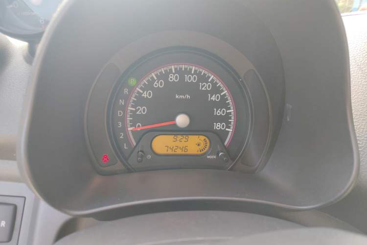 Used Suzuki Alto 2013 1.0L Automatic Luxury Model Odometer Close Up