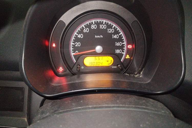 Used Suzuki Alto 2013 1.0L Manual Utility Model Odometer Close Up