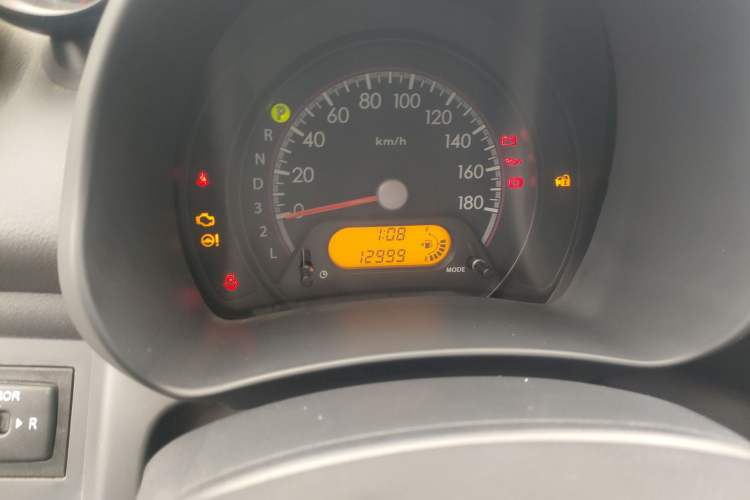 Used Suzuki Alto 2013 1.0L Automatic Luxury Model Odometer Close Up