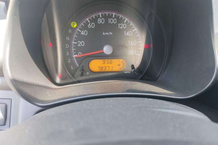 Used Suzuki Alto 2013 1.0L Automatic Luxury Model Odometer Close Up