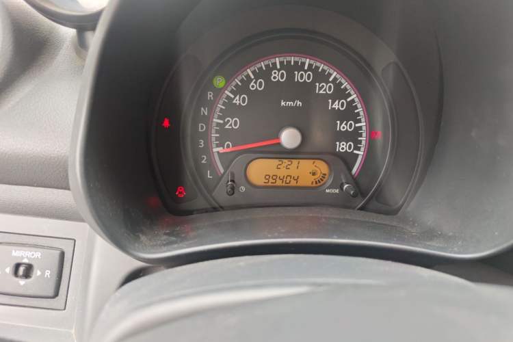 Used Suzuki Alto 2013 1.0L Automatic Luxury Model Odometer Close Up