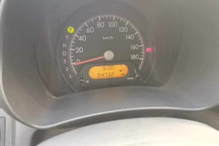 Used Suzuki Alto 2013 1.0L Automatic Luxury Model Odometer Close Up