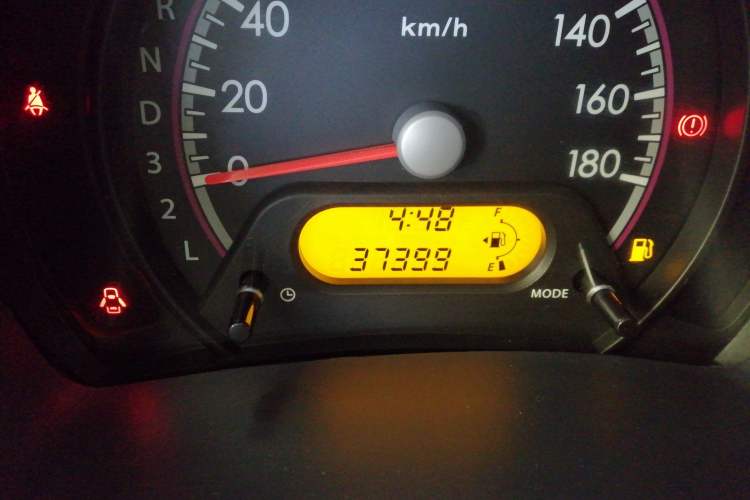 Used Suzuki Alto 2013 1.0L Automatic Luxury Model Odometer Close Up