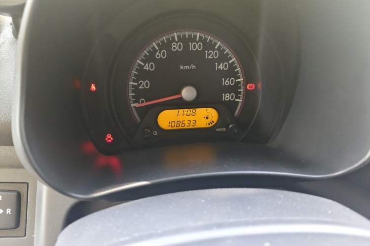 Used Suzuki Alto 2013 1.0L Manual Luxury Model Odometer Close Up