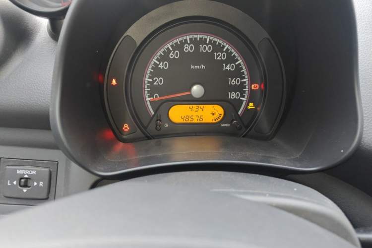 Used Suzuki Alto 2013 1.0L Manual Luxury Model Odometer Close Up