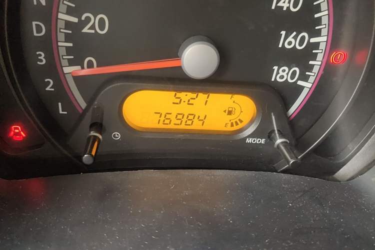 Used Suzuki Alto 2013 1.0L Automatic Luxury Model Odometer Close Up