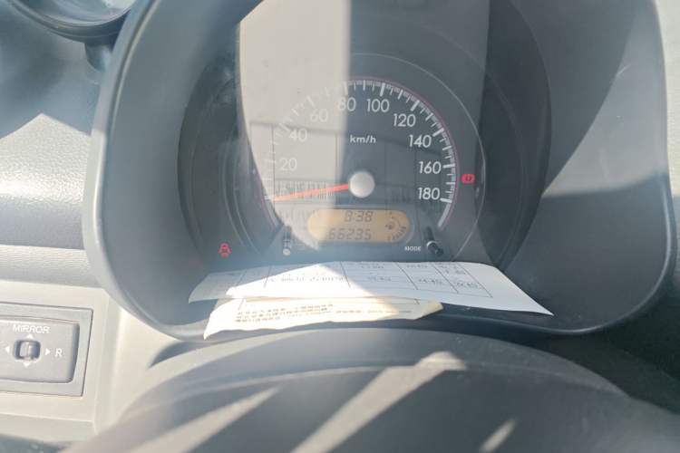 Used Suzuki Alto 2013 1.0L Manual Luxury Model Odometer Close Up