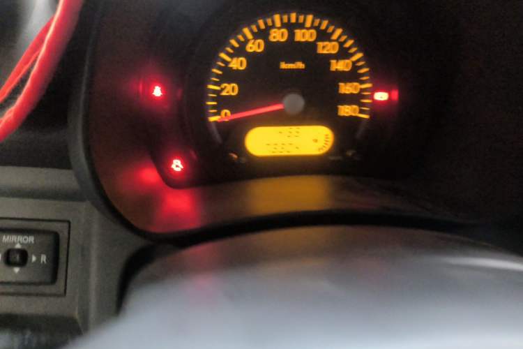 Used Suzuki Alto 2013 1.0L Manual Luxury Model Odometer Close Up