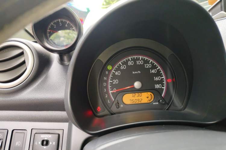 Used Suzuki Alto 2013 1.0L Automatic Luxury Model Odometer Close Up
