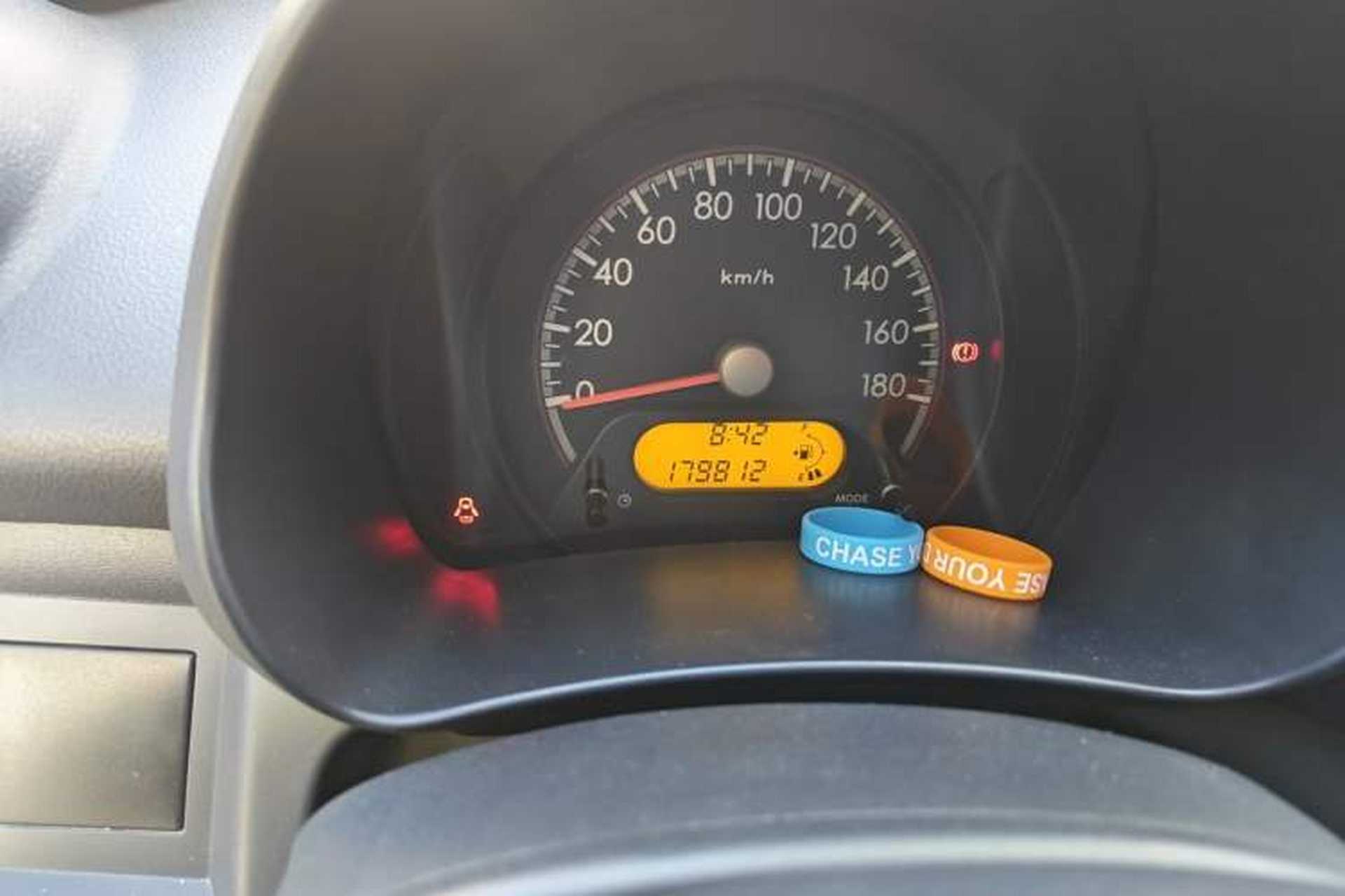 Used Suzuki Alto 2013 1.0L Manual Utility Model Odometer Close Up